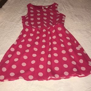 Pink Polka Dot Dress